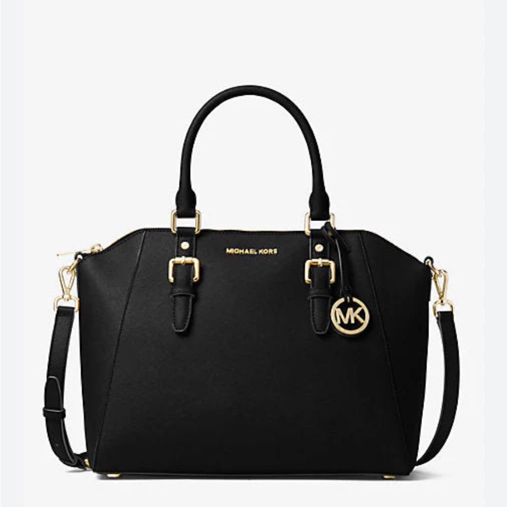 Michael Kors Saffiano Leather Lg Satchel